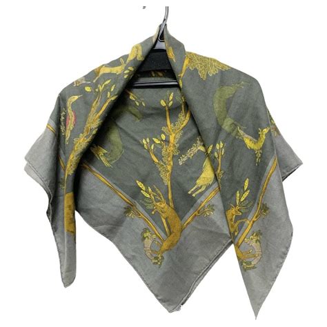 carre hermes lintrus ebay|HERMES Lintrus Silk Scarf Carre 90 Khaki Unisex Fashion .